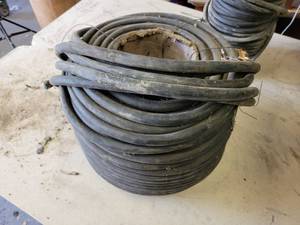 lot 267 image: 150 LB Partial Spool of Copper 20 Gauge Welding Wire - NO SHIPPING