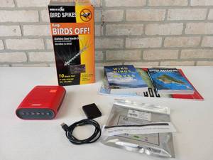 lot 279 image: Bose SoundLink Color Bluetooth Speaker, 5 Meter Ultraviolet LED Strip (24vdc), Stainless Steel Bird Spikes and Hawaii Books