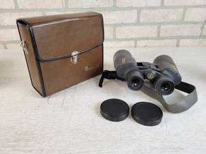 lot 314 image: BUSHNELL 10x50 Binoculars with Case - Model No. 13-7710