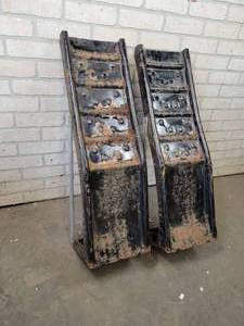 lot 340 image: Set of Steel Car Ramps - NO SHIPPING