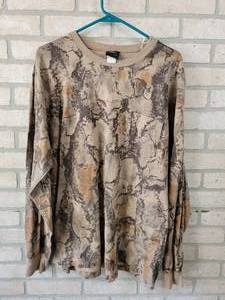 lot 351 image: Natural Gear Camo Long Sleeve Shirt - Size X-Large