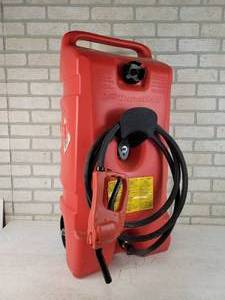 lot 11 image: Flo n Go DuraMax 14-Gallon Portable Gas Caddy with Nozzle - NO SHIPPING