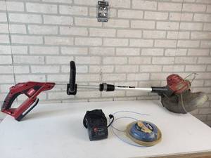 lot 397 image: TORO Cordless 20V Weed Trimmer - Model No. 51484 - Tested and Works - NO SHIPPING