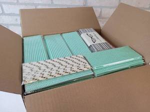 lot 409 image: Case of Approx. 3000 New Retro Sally 8 Paper Straws in Packs of (25)