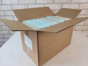 lot 421 image: Case of Approx. 2500 New Retro Sally 8 Paper Straws in Packs of (25)