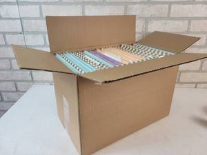 lot 423 image: Case of Approx. 2500 New Retro Sally 8 Paper Straws in Packs of (25)