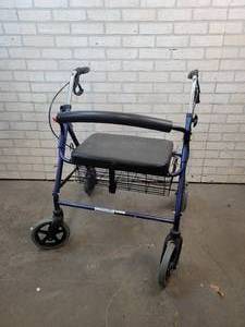 lot 438 image: Prodigy Dual Transport ChairRollator - Seat is Approx. 22 Wide - NO SHIPPING
