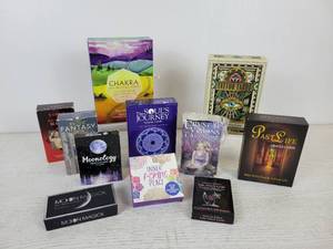 lot 694 image: Lot of Tarot, Oracle, and Affirmation Cards