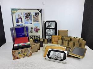 lot 906 image: Lot of Photo Frames and Albums - NO SHIPPING