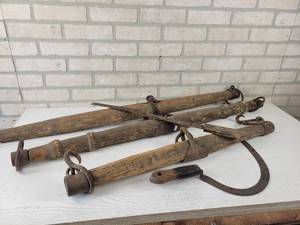 lot 567 image: (3) Antique Animal Yokes and More - NO SHIPPING
