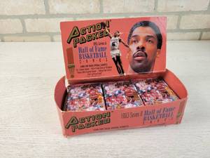 lot 807 image: (15) Sealed 1993 Series 2 Action Packed Hall of Fame Basketball Cards