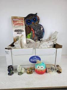 lot 943 image: Collection of Owl Figurines, Statuary, Dcor and More NO SHIPPING