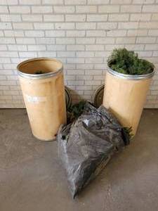 lot 949 image: Large Lot of Artificial Pine Garland, Wreaths, and Foliage - NO SHIPPING