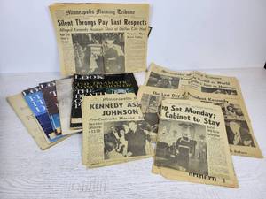 lot 961 image: Lot of Ephemera From Kennedy Assassination and the Aftermath