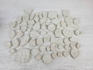 lot 972 image: Large Variety of Molds for Crafting - Polymer Clay Fondant Non-Flexible Molds