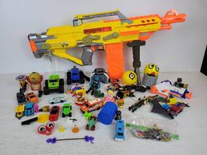 lot 990 image: Lot of Misc. Toys - Nerf, Minecraft, Hot Wheels, and MORE NO SHIPPING