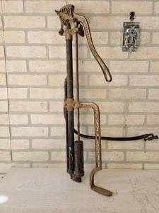 lot 780 image: Antique F.E. Meyers and Bro. Co. Cast Iron & Brass Bilge Pump