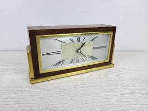 lot 1010 image: Vintage Seth Thomas Mantle Clock - Model No. E029-000 - Tested and Works