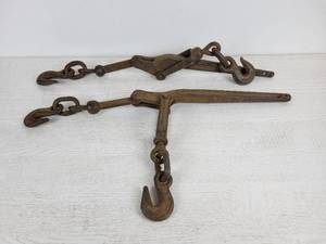 lot 1083 image: Pair of Vintage Dixie and Midland 38 Chain Binders
