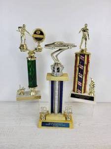 lot 1091 image: Lot of (3) Trophies