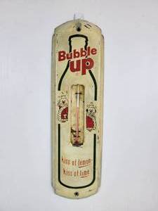 lot 1094 image: Vintage Bubble Up Soda Pop Thermometer