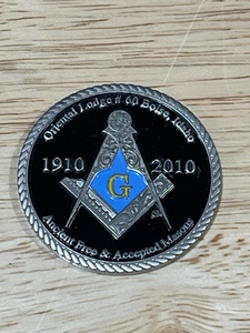 Boise Idaho Masonic Lodge 100th Anniversary Medallion