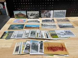 Lot of 102 Military Postcards