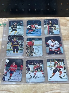 NHL Hockey set of 22, 1977 Topps NHL All Star Cards