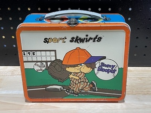 Vintage Sports Skwirts Metal Lunchbox