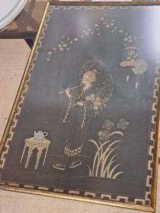 lot 126 image: Wall Art - Oriental , Framed