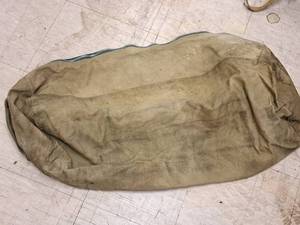 lot 138 image: Vintage Military Duffel Bag