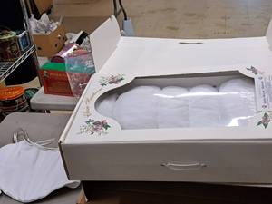 lot 153 image: Classic Heirloom Wedding Dress Apparel