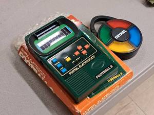 lot 180 image: Lot of (2) Simon, Football 2 - Simon, Mattel Football 2
