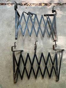 lot 13 image: Ford Model T Running Board Expandable Luggage Racks - Good Condition
