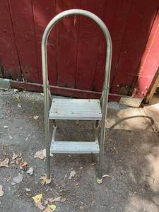 lot 37 image: Vintage All Trade Metal Step Stool
