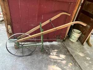 lot 57 image: Vintage Walk Behind Garden Cultivator