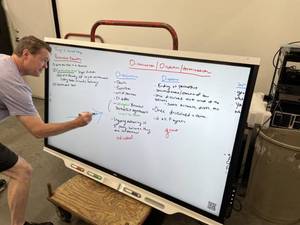 lot 2 image: SMART Board 7075 SBID-7075 Interactive 4K Widescreen Touchscreen 75 Ultra-High Definition UHD LED Display  Monitor with Chief Wall Mount and Interactive Accessories