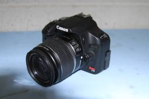 lot 15 image: Canon EOS Rebel T1i Digital SLR  DSLR Camera System with Lens & Case & More