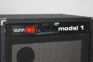 lot 29 image: Vintage Sunn Model 1 Speaker Cabinet 12 Guitar Bass Keyboard PA 1x12