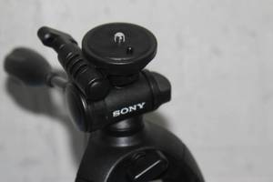 lot 33 image: Lot of 2 - Sony Multi-Stage Portable Video Tripods