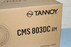 lot 34 image: New - Pair of Tannoy CMS 803DC BM Professional 8 2-Way Dual-Concentric Ceiling Speakers