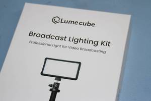 lot 35 image: Lume Cube Broadcast Lighting  Pro Light Webcam  Computer Streaming Video Light Kit