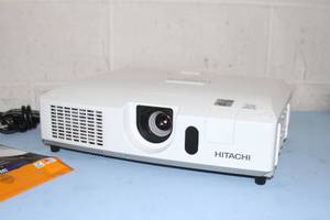 lot 51 image: Hitachi CP-WX4021N WXGA High-Definition 4000-Lumen Home Theater 3LCD Video Projector  Projection System