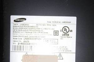lot 80 image: Samsung UN55C6300 1080p 55 120Hz LED Full HD TV  Television  Display
