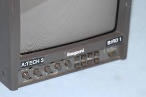 lot 86 image: Ikegami TM9-1D Portable 9 CRT-Type Tube Broadcast  Studio Monitor Display w Digital SDI Input