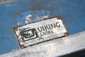 lot 91 image: Viking Hard-Sided ATA-Rated Shipping Travel Equipment Case with Heavy Duty Casters