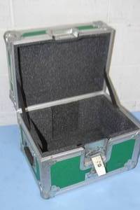 lot 111 image: Olympic Case Company - Small ATA-Rated Heavy Duty Hard-Sided Foam-Lined Travel  Shipping Case with Hinged Lid