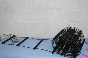 lot 116 image: Heavy Duty Rigging  Stage  Caving Portable Steel Ladder - Approximately 25 Long