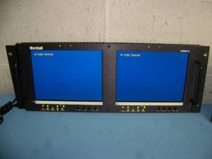 lot 125 image: (2) Marshall, 8.4 LCD, Dual Rack Mount Monitors
