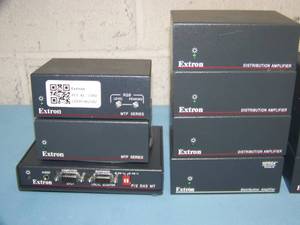 lot 128 image: Extron Distribution Amplifiers and more